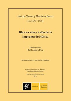 José de Torres y Martínez Bravo, Obras a solo y a dúo de la Imprenta de Música
