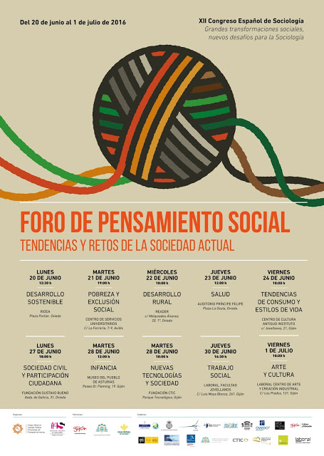 Colegio de Politólogos y Sociólogos de Asturias, Foro de Pensamiento Social 2016