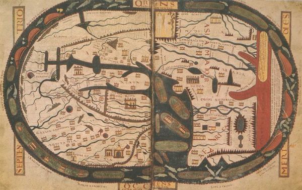 Mapa del Beato de San Severo, siglo XI