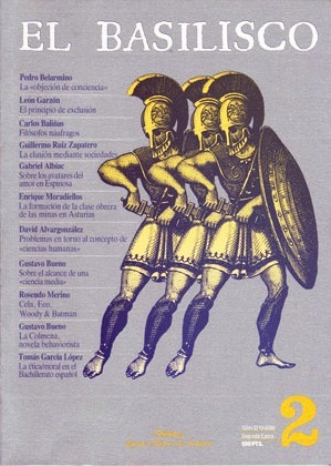 El Basilisco, número 2, noviembre-diciembre 1989, portada