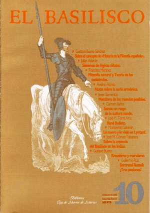 El Basilisco, número 10, otoño 1991, portada