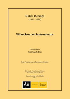 Matías Durango, Villancicos con instrumentos