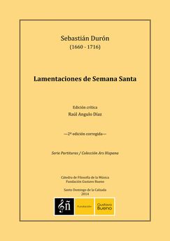 Sebasti&aacute;n Dur&oacute;n, Lamentaciones de Semana Santa