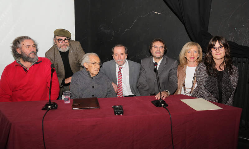 Gustavo Bueno diserta en el aniversario del Centro de Psicología Conductual, León, miércoles 16 de diciembre de 2015. Foto de Secundino Pérez, Diario de León